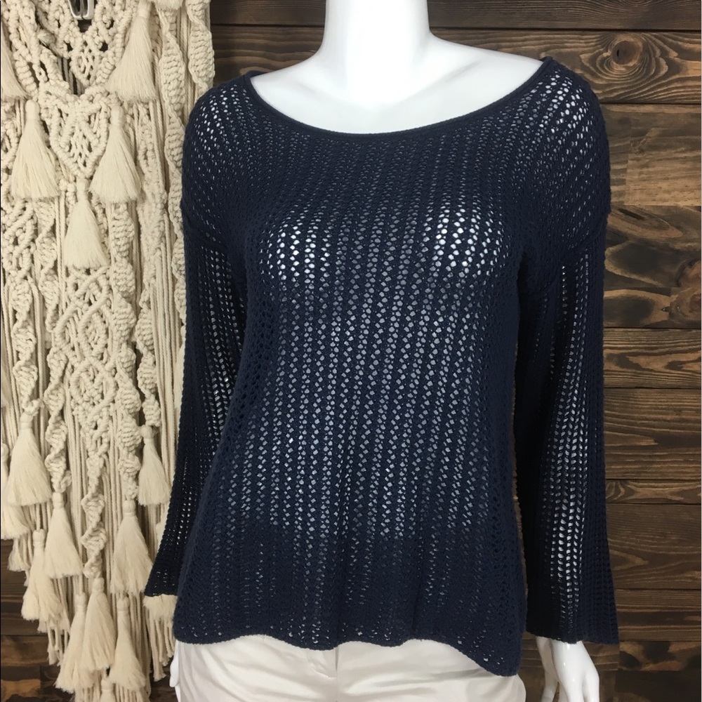Calvin Klein Jeans | Crochet Knit Sweater Blouse‎